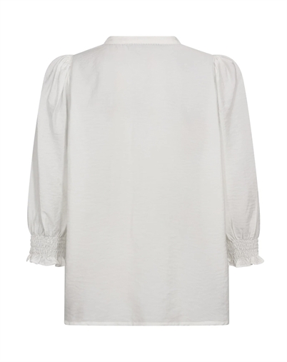 Co' Couture - Callum CC Lace Puff V-Skjorte - White